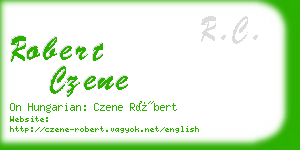 robert czene business card